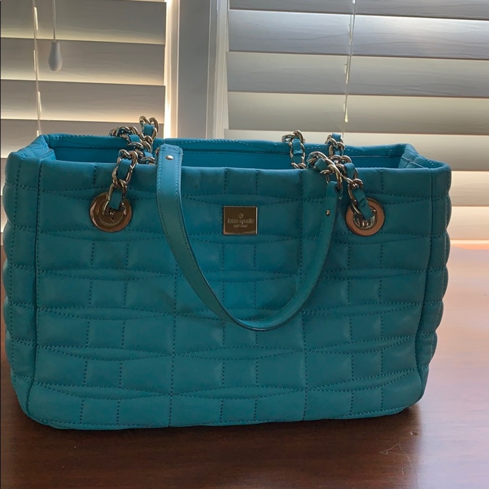 Kate Spade Blue Leather Bag